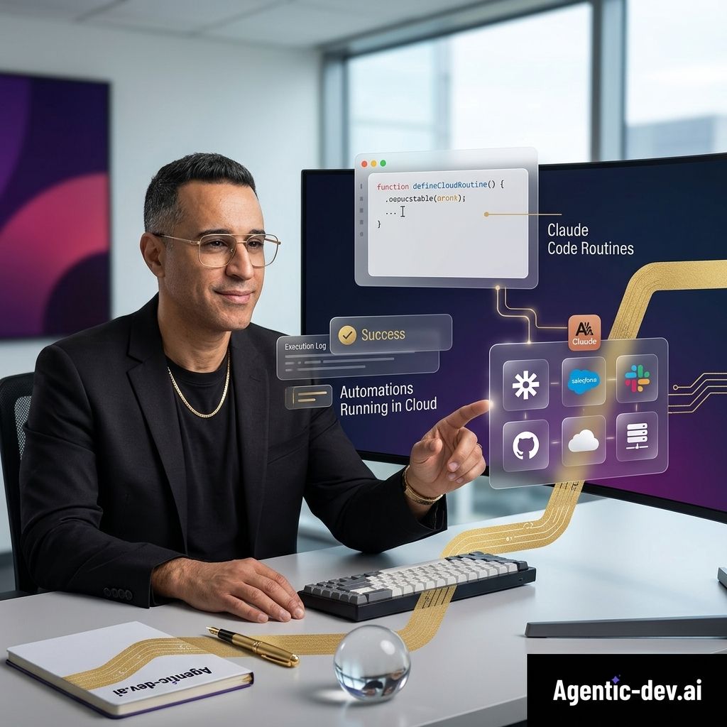 routines ב-Claude Code: איך בונים אוטומציות רצות בענן בלי שהלפטופ יישאר פתוח